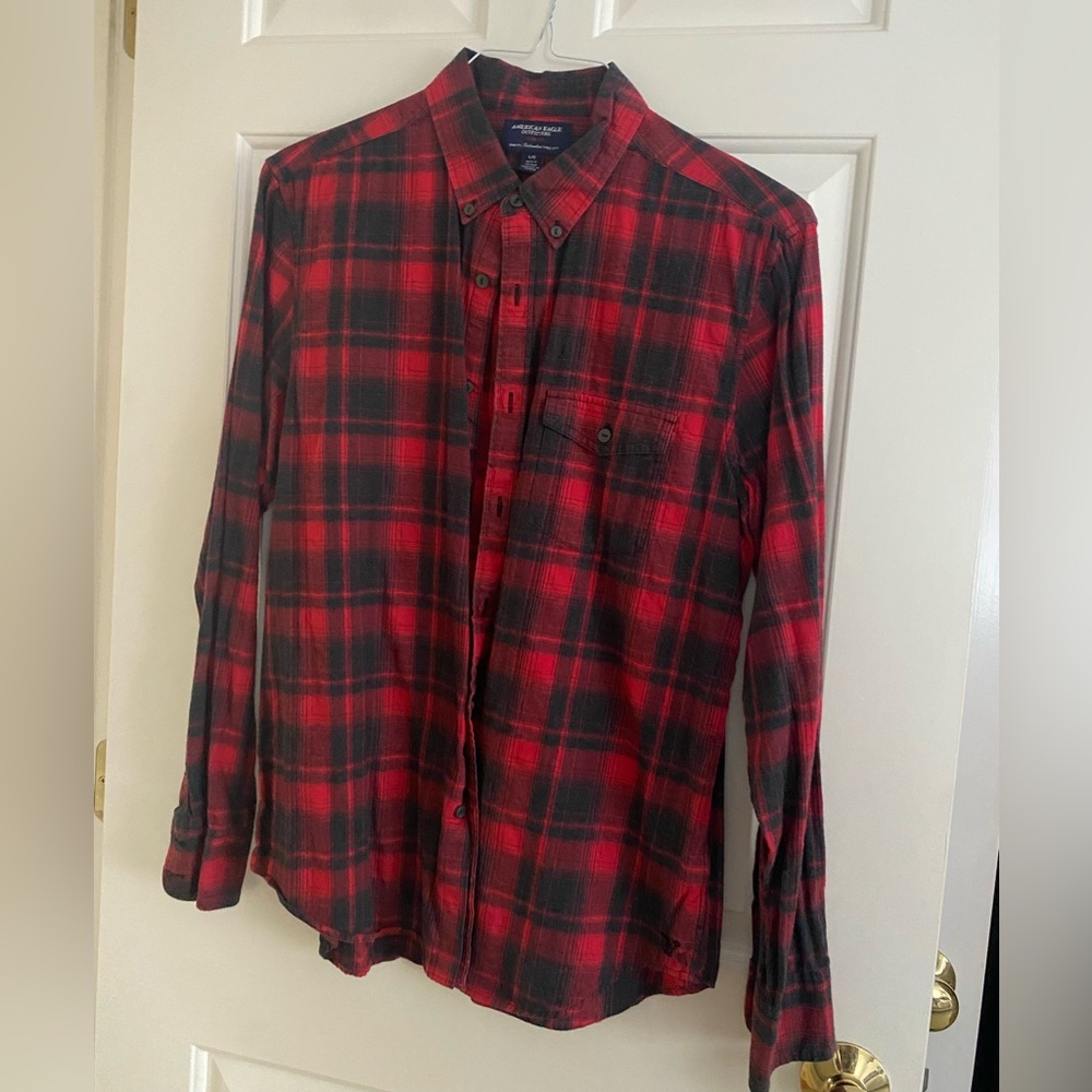 American Eagle Button Down Slim Fit Flannel